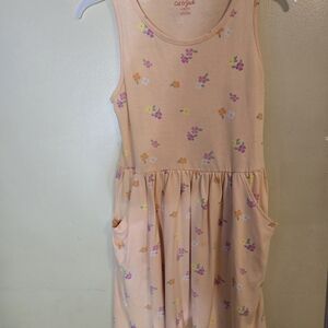 Cat & Jack Pink Sleeveless Scoop Neck Sundress